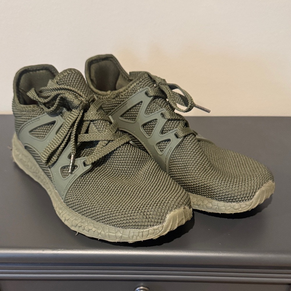 Olive Green Athletic Sneakers